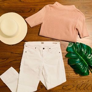 Citizens of Humanity White Denim Jeans 26 Cropped